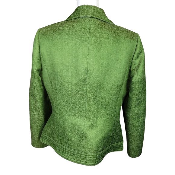 Albert Nipon Silk Wool Blend Blazer Jacket in 14 - Picture 4 of 6